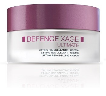 BioNike DEFENCE XAGE ULTIMATE LIFING RIMODELLANTE - CREMA Prodotto dalla texture setosa e leggera, grazie al complesso "Rejuvenate SGF" che stimola la sintesi e la corretta organizzazione degli elemen