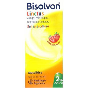 BISOLVON*SCIR FL 200ML FRAGOLA