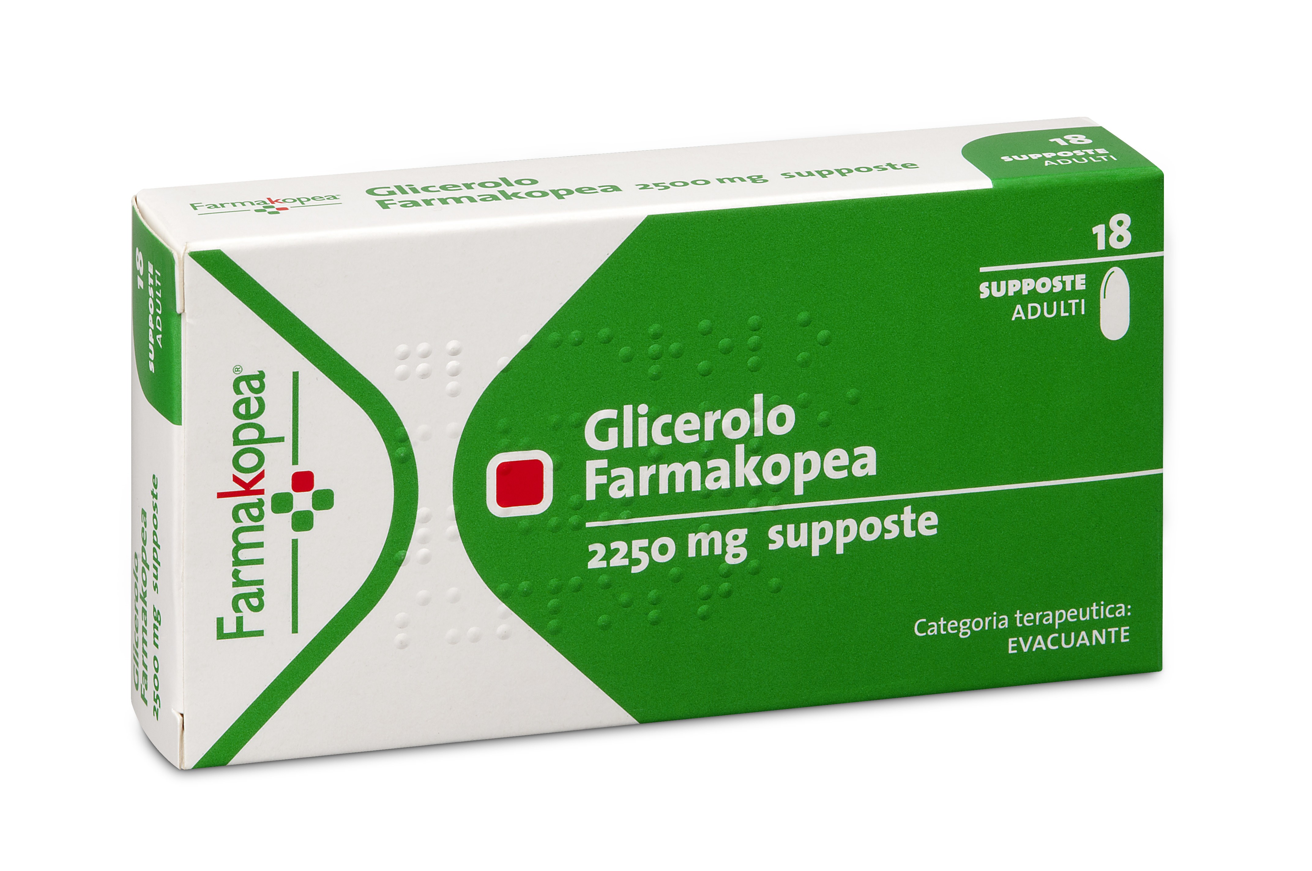 GLICEROLO FARMAKOPEA ADULTI 2250 MG SUPPOSTE