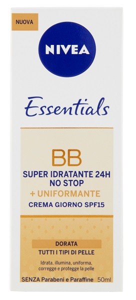 Nivea Essentials BB Super Idratante 24h No Stop Uniformante Dorata