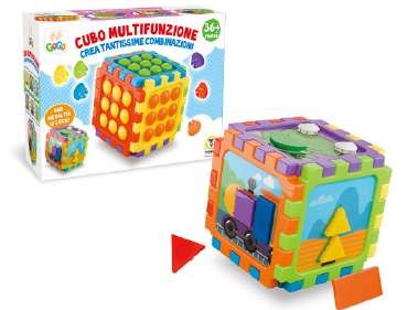 GOGO CUBO MULTIATTIVITA' MONTESSORIANO 2 IN 1