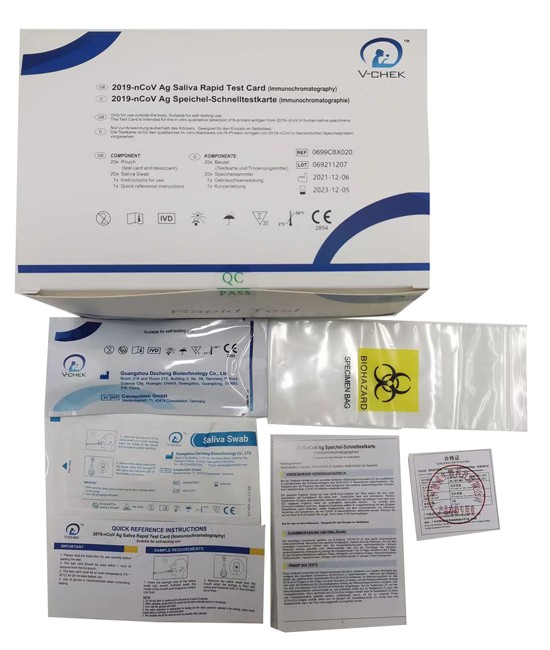 2019-nCoV Ag Saliva Rapid Test Card