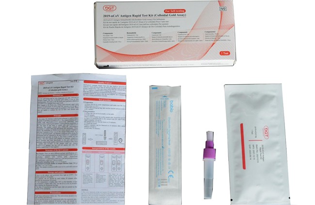 2019-nCoV Antigen Rapid Test Kit (Colloidal Gold Assay)