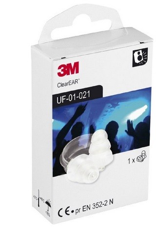 3M ClearEAR Tappi auricolari per musicisti. Formato Confezione da 1 pezzo.