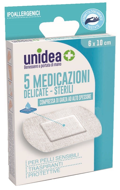 5 MEDICAZIONI DELICATE-STERILI