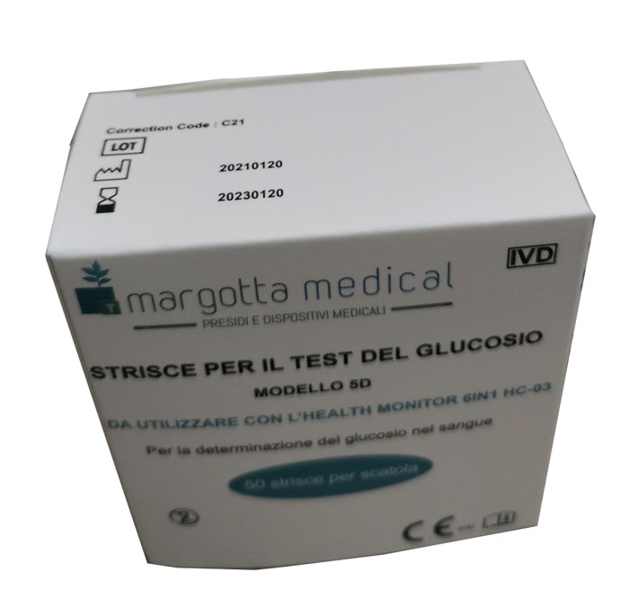 5D strisce glucosio