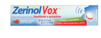 ZERINOLVOX FRAGOLA/MENTA 18PAS