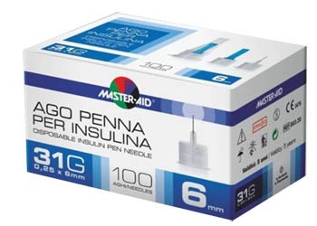 AGO PENNA PER INSULINA 31G (0,25 x 6 mm)