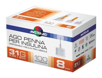 AGO PENNA PER INSULINA 31G (0,25 x 8 mm)