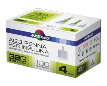 AGO PENNA PER INSULINA 32G (0,23 x 4 mm)