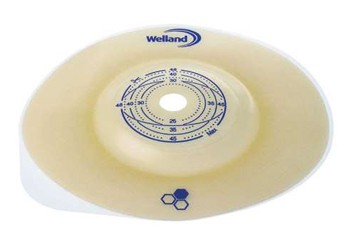 AURUM 2 PLACCA CONVESSA PER ADESIONE E CONNESSIONE Placca per adesione alla cute e connessione alla relativa sacca per la raccolta degli escreti per pazienti colostomizzati ed ileostomizzati. Placca c