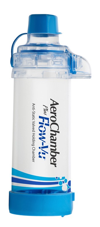 AeroChamber Plus Flow-Vu Boccaglio Adulti Descrizione La camera distanziatrice antistatica AeroChamber Plus Flow-Vu è un dispositivo che consente una migliore assunzione di farmaci erogati tramite dis