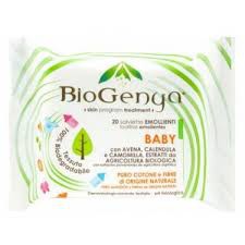 BIOGENYA BABY 20 SALVIETTE EMOLLIENTI 