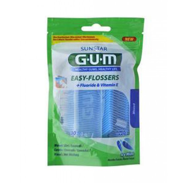 GUM EASY FLOSSERS FORCEL 30PZ