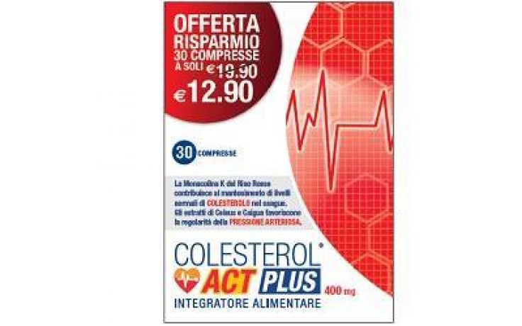 COLESTEROL ACT PLUS 30CPR