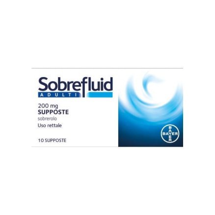 SOBREFLUID*AD 10SUPP 200MG