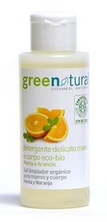SAPONE MANI E CORPO MENTA E ARANCIO 100 ML Greenatural