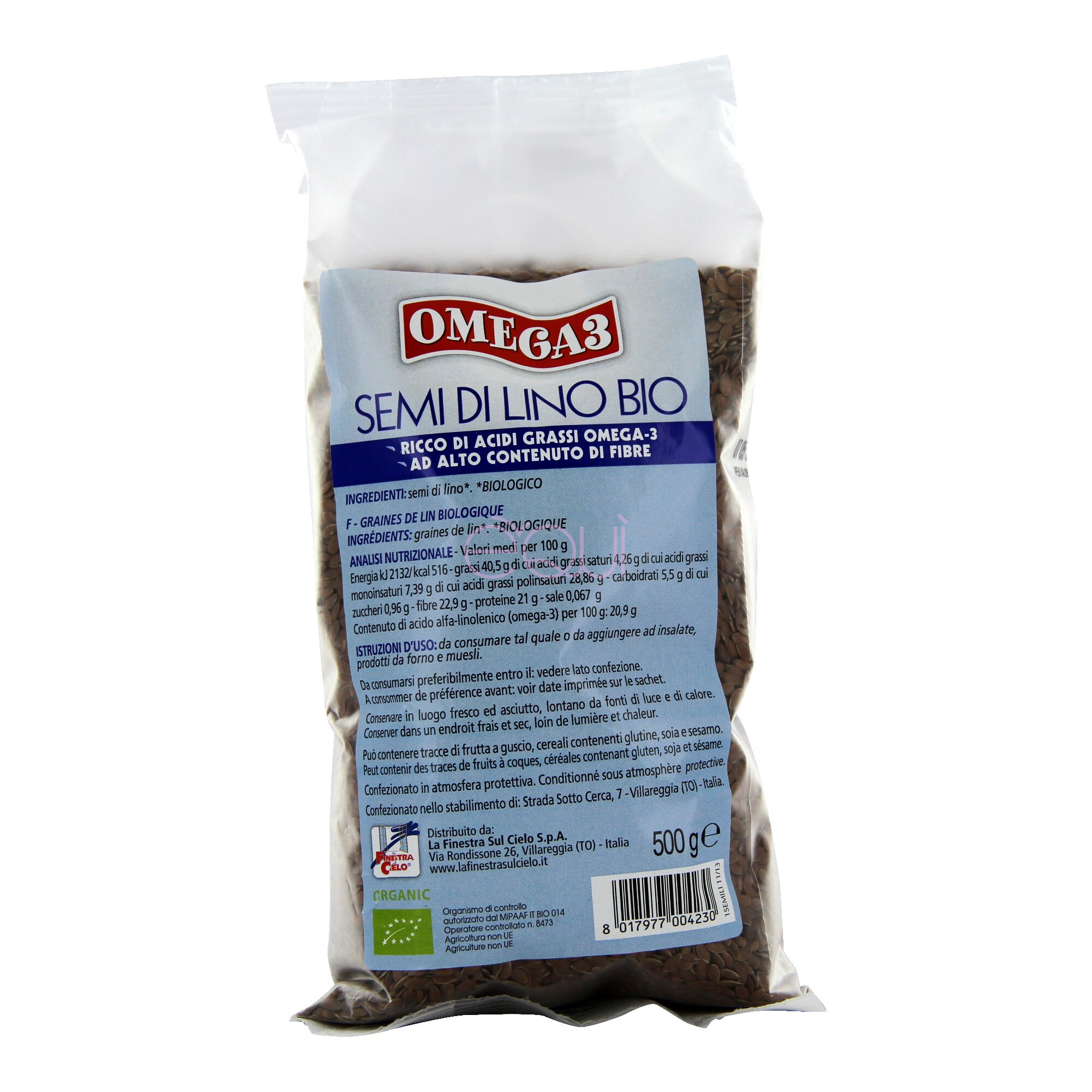 OMEGA3 SEMI DI LINO BIO 500G