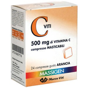 MASS VITI C MASTIC 500MG 24CPR