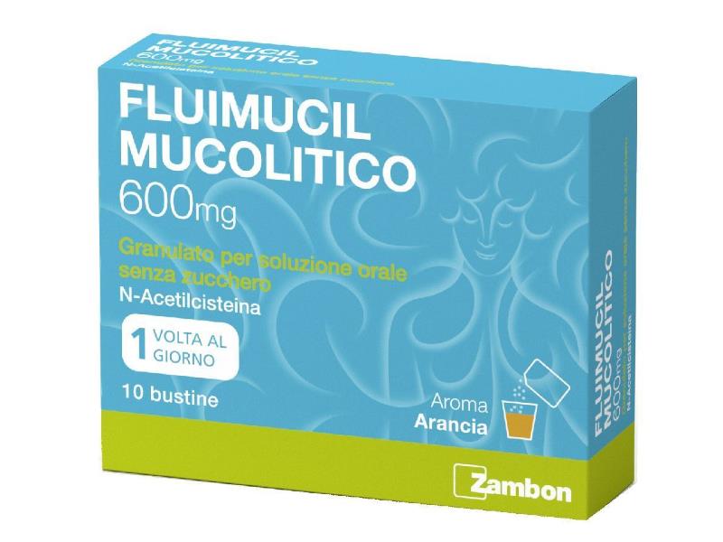 FLUIMUCIL MUC*OS 10BUST 600MG